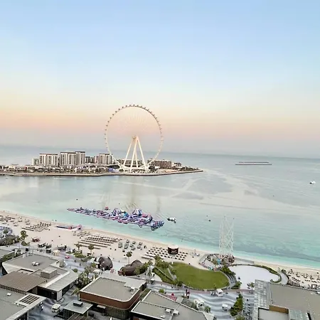 Jbr Beachfront Luxe Apartment All Rooms Sea Facing دبي المظهر الخارجي الصورة