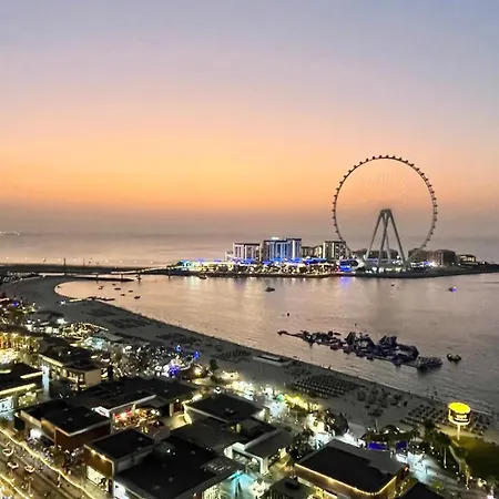 Jbr Beachfront Luxe Apartment All Rooms Sea Facing دبي المظهر الخارجي الصورة