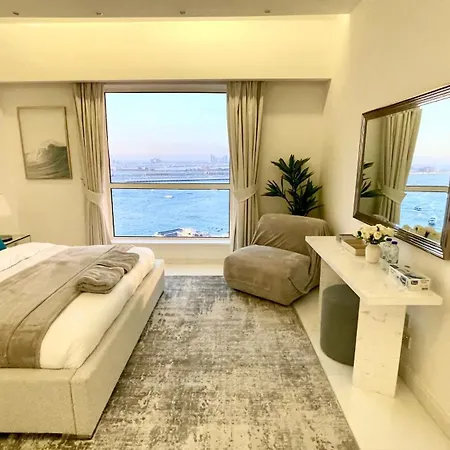 Jbr Beachfront Luxe Apartment All Rooms Sea Facing دبي المظهر الخارجي الصورة