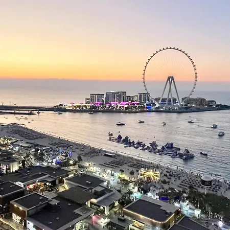 Jbr Beachfront Luxe Apartment All Rooms Sea Facing دبي المظهر الخارجي الصورة