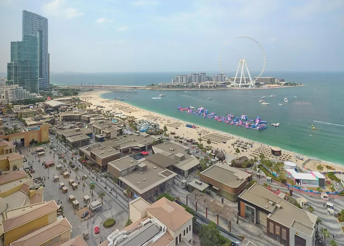 Jbr Beachfront Luxe Apartment All Rooms Sea Facing