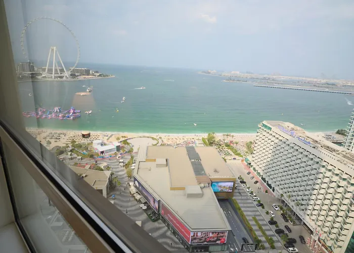 Jbr Beachfront Luxe Apartment All Rooms Sea Facing
